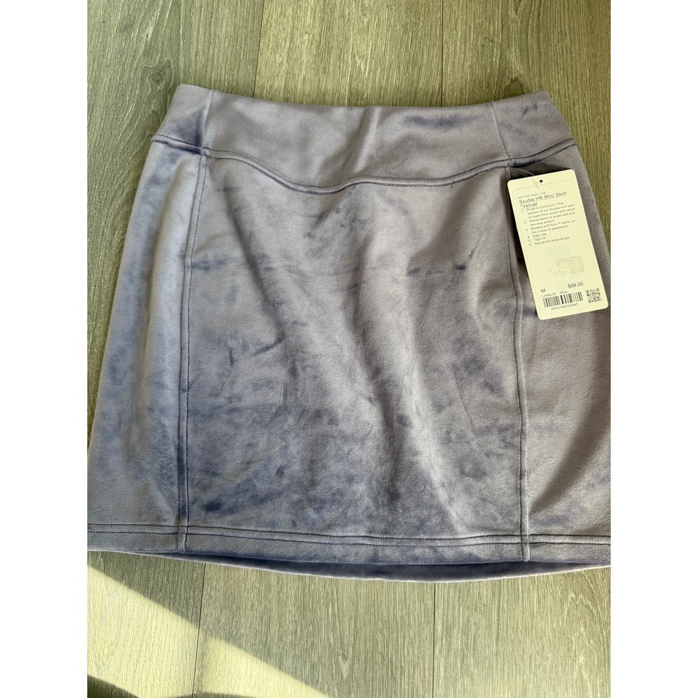 Lululemon Scuba‎ HR Mini Skirt Velvet Nightfall Purple Size M NWT
